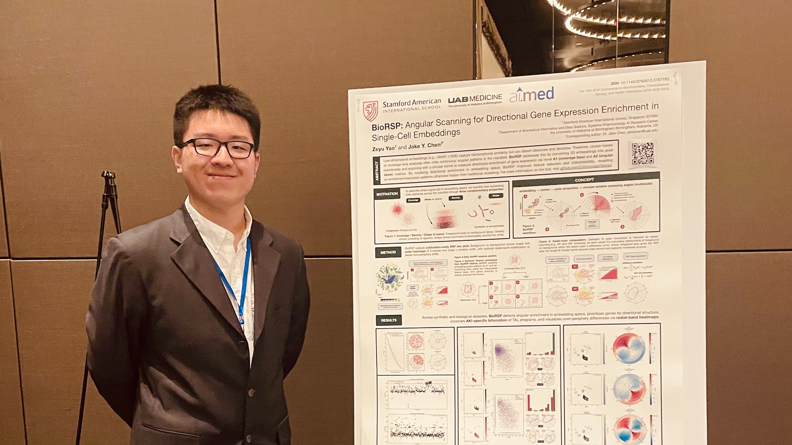 Presenting at ACM BCB