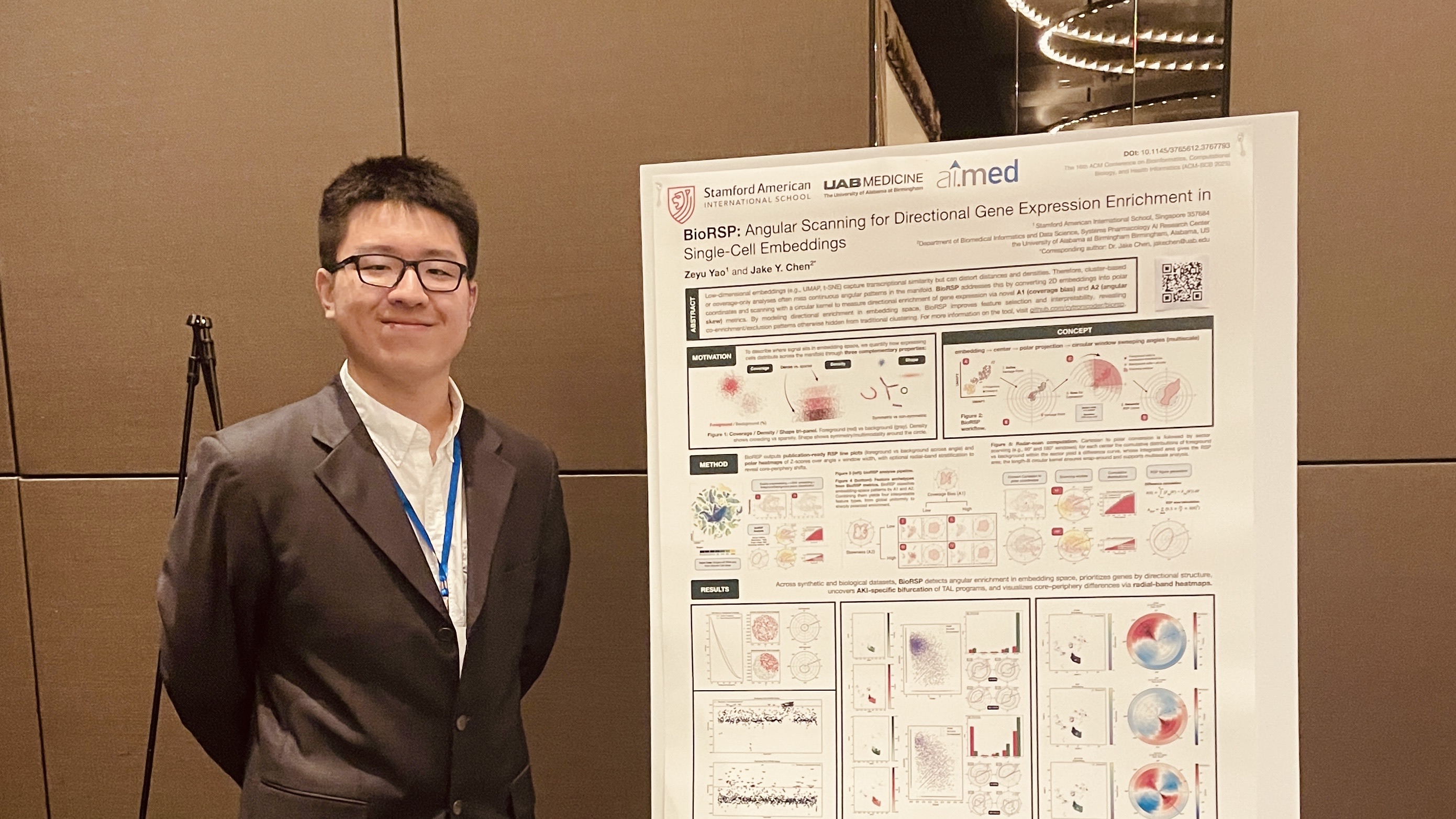 Presenting at ACM BCB